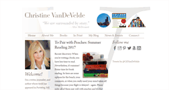 Desktop Screenshot of christinevandevelde.com